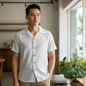NWT Christian Lacroix 100% Viscose Men’s Shirt M